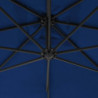 Ampelschirm mit Stahlmast 250x250 cm Azurblau