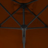 Sonnenschirm mit Stahlmast Terracotta-Rot 300x230 cm
