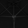 Sonnenschirm mit Stahlmast Schwarz 300x230 cm