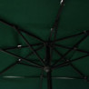 Sonnenschirm mit Aluminium-Mast 3-lagig Grün 2,5x2,5 m