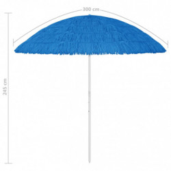 Hawaii Sonnenschirm Blau 300 cm