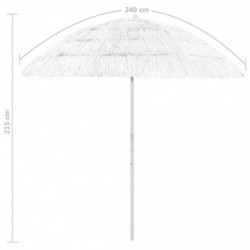 Hawaii Sonnenschirm Weiß 240 cm