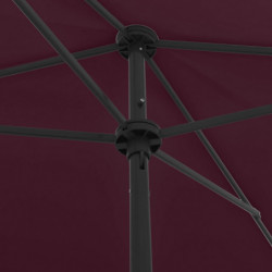 Strandschirm Bordeauxrot 200x125 cm