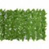 Balkon-Sichtschutz mit Grünen Blättern 400x75 cm