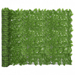Balkon-Sichtschutz mit Grünen Blättern 400x150 cm