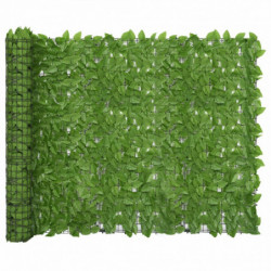 Balkon-Sichtschutz mit Grünen Blättern 500x150 cm