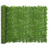 Balkon-Sichtschutz mit Grünen Blättern 600x150 cm