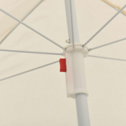 Sonnenschirm mit Stahlmast Sandfarben 180 cm