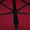 Sonnenschirm mit Mast 210x140 cm Bordeauxrot