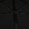 Sonnenschirm mit Mast 210x140 cm Schwarz