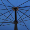 Sonnenschirm mit Mast 200x130 cm Azurblau