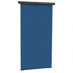 Balkon-Seitenmarkise 160 × 250 cm Blau
