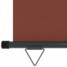 Balkon-Seitenmarkise 160 × 250 cm Braun