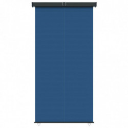 Balkon-Seitenmarkise 170x250 cm Blau