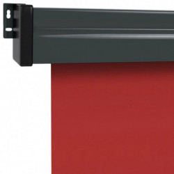 Balkon-Seitenmarkise 170x250 cm Rot