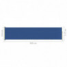 Seitenmarkise Ausziehbar 117x500 cm Blau