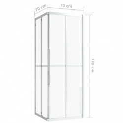 Duschkabine ESG 70x70x180 cm