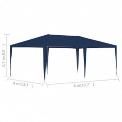 Partyzelt 4 x 6 m Blau