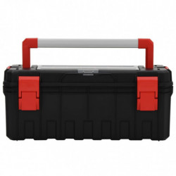 Werkzeugkoffer Schwarz und Rot 65x28x31,5 cm