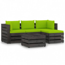 5-tlg. Garten-Lounge-Set...