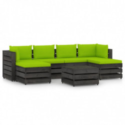 7-tlg. Garten-Lounge-Set...