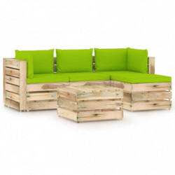 5-tlg. Garten-Lounge-Set...