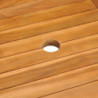 Gartentisch 150x90x75 cm Teak Massivholz