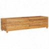 Hochbeet Valter 150x40x38 cm Teak Altholz und Stahl