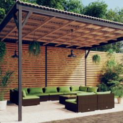 10-tlg. Garten-Lounge-Set...