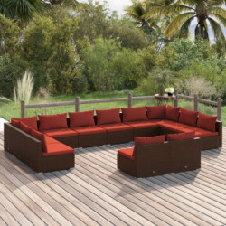 12-tlg. Garten-Lounge-Set...