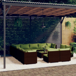 14-tlg. Garten-Lounge-Set...