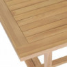 Ausziehbarer Gartentisch 180-280x100x75 cm Massivholz Teak