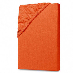 Jersey Spannbettlaken 90-100x190-200cm Orange