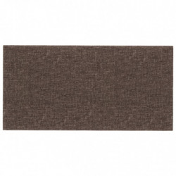 Wandpaneele 12 Stk. Taupe 30x15 cm Stoff 0,54 m²