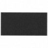 Wandpaneele 12 Stk. Schwarz 30x15 cm Stoff 0,54 m²