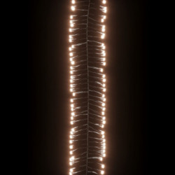LED-Lichterkette mit 400 LEDs Warmweiß 8 m PVC