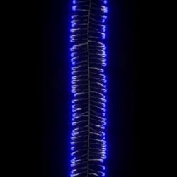 LED-Lichterkette mit 400 LEDs Blau 8 m PVC