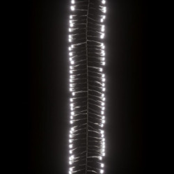 LED-Lichterkette mit 1000 LEDs Kaltweiß 20 m PVC