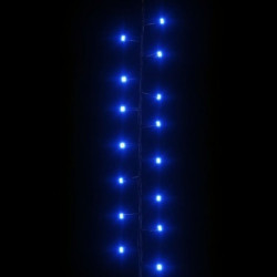 LED-Lichterkette mit 400 LEDs Blau 4 m PVC