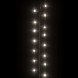 LED-Lichterkette mit 1000 LEDs Kaltweiß 10 m PVC