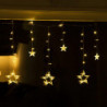 HI Sternen-Lichtervorhang Fairy mit 63 LEDs