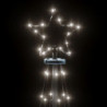 LED-Weihnachtsbaum Kegelform Kaltweiß 108 LEDs 70x180 cm