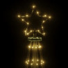 LED-Weihnachtsbaum Kegelform Warmweiß 310 LEDs 100x300 cm