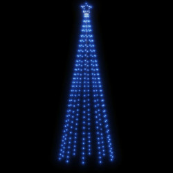 LED-Weihnachtsbaum Kegelform Blau 310 LEDs 100x300 cm