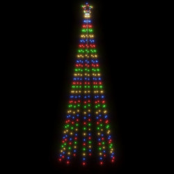 LED-Weihnachtsbaum Kegelform Mehrfarbig 310 LEDs 100x300 cm