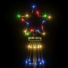 LED-Weihnachtsbaum Kegelform Mehrfarbig 310 LEDs 100x300 cm
