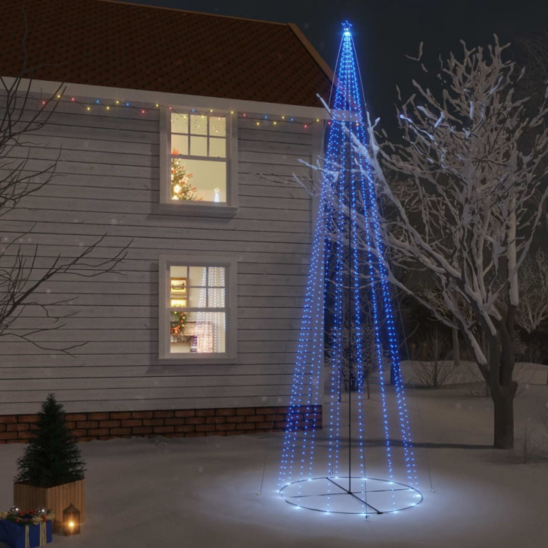 Weihnachtsbaum Kegelform Blau 1134 LEDs 230x800 cm