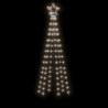 LED-Weihnachtsbaum mit Erdnägeln Kaltweiß 108 LEDs 180 cm