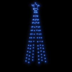 LED-Weihnachtsbaum mit Erdnägeln Blau 108 LEDs 180 cm