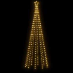 LED-Weihnachtsbaum mit Erdnägeln Warmweiß 310 LEDs 300 cm